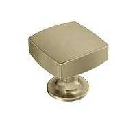 Amerock BP37101BBZ | Kitchen Cabinet Knob | Golden Champagne | Everett | 1-1/4 inch (32mm) Length | Cabinet Hardware | Square Furniture Knob | Dresser Drawer Knob