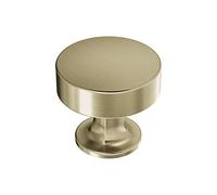 Amerock BP37102BBZ | Kitchen Cabinet Knob | Golden Champagne | Everett | 1-5/16 in (34 mm) Diameter | Cabinet Hardware | Round Furniture Knob | Dresser Drawer Knob