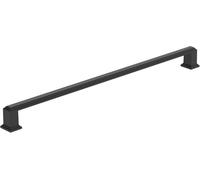 Amerock BP37362FB | Matte Black Cabinet Pull | 12-5/8 in (320 mm) Center-to-Center Cabinet Handle | Appoint | Drawer Pull | Kitchen Cabinet Handle | Furniture Hardware