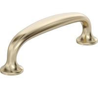 Amerock BP37395BBZ | Renown 3 inch (76mm) Center-to-Center Golden Champagne Cabinet Pull, Cupboard Handle | Kitchen Cabinet Hardware | Furniture Hardware | Drawer Handle