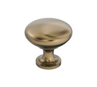 Amerock BP53005BB Edona Cabinet Knob, Burnished Brass, Pack of 1