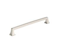 Amerock BP53536G10 | Satin Nickel Cabinet Pull | 10-1/16 in (256 mm) Center-to-Center Cabinet Handle | Mulholland | Drawer Pull | Kitchen Cabinet Handle | Furniture Hardware