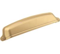 Amerock | Cabinet Cup Pull | Champagne Bronze | 5-1/16 inch (128 mm) Center-to-Center | Stature | 1 Pack | Drawer Pull | Cabinet Handle | Cabinet Hardware