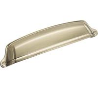 Amerock | Cabinet Cup Pull | Golden Champagne | 5-1/16 inch (128 mm) Center to Center | Stature | 1 Pack | Drawer Pull | Drawer Handle | Cabinet Hardware