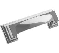Amerock | Cabinet Cup Pull | Polished Chrome | 3 inch & 3-3/4 inch (76mm & 96 mm) Center-to-Center | Appoint | 1 Pack | Drawer Pull | Cabinet Handle | Cabinet Hardware