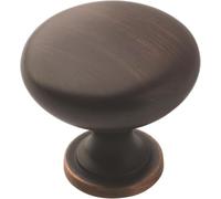 Amerock Cabinet Knob 1 - 1/4-Inch Dia. Allison Oil Rubbed Bronze 1 - 1/8-Inch Proj.