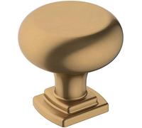 Amerock | Cabinet Knob | Champagne Bronze | 1-1/4 inch (32 mm) Diameter | Surpass | 1 Pack | Drawer Knob | Cabinet Hardware