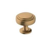 Amerock | Cabinet Knob | Champagne Bronze | 1-1/4 inch (32 mm) Diameter | Winsome | 1 Pack | Drawer Knob | Cabinet Hardware