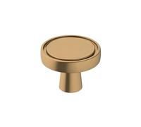 Amerock | Cabinet Knob | Champagne Bronze | 1-3/8 inch (35 mm) Diameter | Destine | 1 Pack | Drawer Knob | Cabinet Hardware