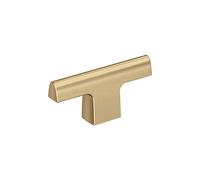 Amerock | Cabinet Knob |Champagne Bronze | 2-1/2 in (64 mm) Length Drawer Knob | Riva | Kitchen and Bath Hardware | Furniture Hardware