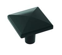 Amerock | Cabinet Knob | Matte Black | 1-1/2 inch (38 mm) Length | Extensity | 1 Pack | Drawer Knob | Cabinet Hardware