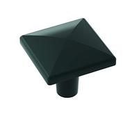 Amerock | Cabinet Knob | Matte Black | 1-1/8 inch (29 mm) Length | Extensity | 1 Pack | Drawer Knob | Cabinet Hardware