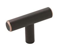 Amerock | Cabinet Knob | Oil Rubbed Bronze | 1-15/16 inch (49 mm) Length | Bar Pulls | 10 Pack | Drawer Knob | Cabinet Hardware
