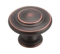 Amerock | Cabinet Knob | Oil Rubbed Bronze | 1-5/16 inch (33 mm) Diameter | Inspirations | 10 Pack | Drawer Knob | Cabinet Hardware