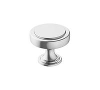 Amerock | Cabinet Knob | Polished Chrome | 1-1/2 inch (38 mm) Diameter | Exceed | 1 Pack | Drawer Knob | Cabinet Hardware