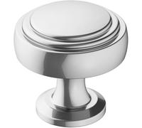 Amerock | Cabinet Knob | Polished Chrome | 1-1/4 inch (32 mm) Diameter | Winsome | 1 Pack | Drawer Knob | Cabinet Hardware