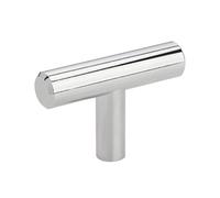 Amerock | Cabinet Knob | Polished Chrome | 1-15/16 inch (49 mm) Length | Bar Pulls | 1 Pack | Drawer Knob | Cabinet Hardware