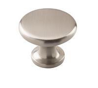 Amerock | Cabinet Knob | Satin Nickel | 1-1/2 inch (38 mm) Diameter | Everyday Heritage | 1 Pack | Drawer Knob | Cabinet Hardware, Metal