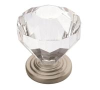 Amerock | Cabinet Knob | Satin Nickel | 1-1/4 inch (32 mm) Diameter | Traditional Classics | 5 Pack | Drawer Knob | Cabinet Hardware
