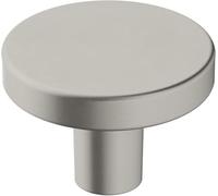 Amerock | Cabinet Knob | Satin Nickel | 1-3/8 inch (35 mm) Diameter | Versa | 1 Pack | Drawer Knob | Cabinet Hardware