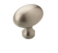 Amerock | Cabinet Knob | Satin Nickel | 1-3/8 inch (35 mm) Length | Vaile | 1 Pack | Drawer Knob | Cabinet Hardware