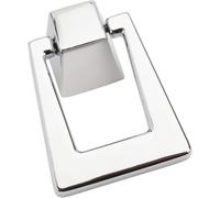 Amerock | Cabinet Pendant | Polished Chrome | 1-13/16 inch (46 mm) Length | Blackrock | 1 Pack | Drawer Knob | Cabinet Hardware