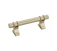 Amerock | Cabinet Pull | Golden Champagne | 3 inch (76 mm) Center to Center | Davenport | 1 Pack | Drawer Pull | Drawer Handle | Cabinet Hardware
