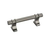 Amerock | Cabinet Pull | Gunmetal | 3 inch (76 mm) Center to Center | Davenport | 1 Pack | Drawer Pull | Drawer Handle | Cabinet Hardware