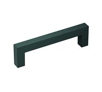 Amerock | Cabinet Pull | Matte Black | 3-3/4 inch (96 mm) Center-to-Center | Monument | 1 Pack | Drawer Pull | Drawer Handle | Cabinet Hardware