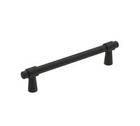 Amerock | Cabinet Pull | Matte Black | 5-1/16 inch (128 mm) Center-to-Center | Destine | 1 Pack | Drawer Pull | Cabinet Handle | Cabinet Hardware