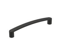 Amerock | Cabinet Pull | Matte Black | 5-1/16 inch (128 mm) Center-to-Center | Rift | 1 Pack | Drawer Pull | Cabinet Handle | Cabinet Hardware
