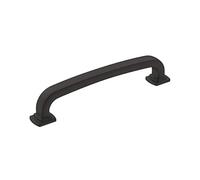 Amerock | Cabinet Pull | Matte Black | 5-1/16 inch (128 mm) Center-to-Center | Surpass | 1 Pack | Drawer Pull | Cabinet Handle | Cabinet Hardware