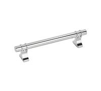 Amerock | Cabinet Pull | Polished Chrome | 5-1/16 inch (128 mm) Center to Center | Davenport | 1 Pack | Drawer Pull | Drawer Handle | Cabinet Hardware