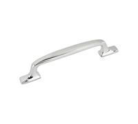 Amerock | Cabinet Pull | Polished Chrome | 5-1/16 inch (128 mm) Center to Center | Highland Ridge | 1 Pack | Drawer Pull | Drawer Handle | Cabinet Hardware