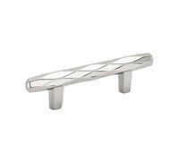 Amerock | Cabinet Pull | Polished Nickel | 3 inch (76 mm) Center to Center | St. Vincent | 1 Pack | Drawer Pull | Drawer Handle | Cabinet Hardware