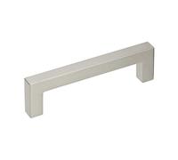 Amerock | Cabinet Pull | Satin Nickel | 3-3/4 inch (96 mm) Center to Center | Monument | 1 Pack | Drawer Pull | Drawer Handle | Cabinet Hardware