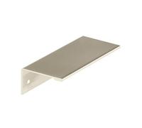 Amerock | Cabinet Pull | Satin Nickel | 3 inch (76 mm) Center to Center | Edge Pull | 10 Pack | Drawer Pull | Drawer Handle | Cabinet Hardware