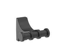 Amerock Davenport Matte Black Transitional Double Robe Hook