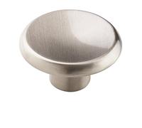 Amerock Everyday Heritage 1-1/2 in (38 mm) Diameter Satin Nickel Cabinet Knob - 10 Pack