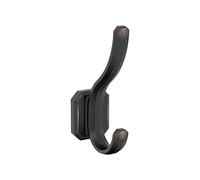 Amerock Granlyn Transitional Double Prong Oil Rubbed Bronze Decorative Wall Hook