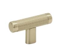 Amerock | Kitchen Cabinet Knob | Golden Champagne | 2-5/8 in (67 mm) | Bronx | 1 Pack | Furniture Hardware | Bathroom Drawer Knob| Dresser Drawer Handle | Cabinet Pull