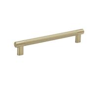 Amerock | Kitchen Cabinet Pull | Golden Champagne | 8 in (203 mm) Center-to-Center | Bronx | 1 Pack | Furniture Hardware | Cabinet Handle | Bathroom Drawer Pull