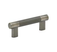 Amerock | Kitchen Cabinet Pull | Gunmetal | 3 in & -3/4 in (76 mm & 96 mm) Center-to-Center | Bronx | 1 Pack | Furniture Hardware | Cabinet Handle | Bathroom Drawer Pull