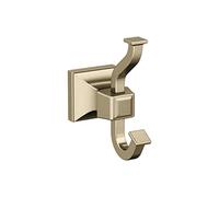 Amerock | Single Robe Hook | Golden Champagne | Mulholland | Towel Hook | Bath Hardware | Bathroom Accessories