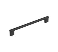 Amerock Versa 10-1/16 inch (256mm) Center-to-Center Matte Black Cabinet Pull, BP55532FB