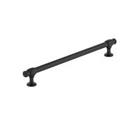 Amerock Winsome 10-1/16 inch (256mm) Center-to-Center Matte Black Cabinet Pull, BP36772FB