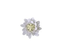 AMERRY Marguerite, 2.76" Ceramic Flower Wall Art, Artificial Flower Wall Sculpture,Handcrafted 3D Hanging Porcelain Flowers,3D Wall Hanging Decor,Porcelain Flower Wall Décor for Home (White)