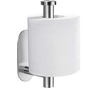 Amerson Toilet Paper Holder, Self Adhesive 3M Toilet Roll Holder, no Drilling Sticky Waterproof Rustproof Toilet Tissue Dispenser for Bathroom and Washroom, SUS304 Stainless Steel(Silver)