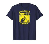 Ames Bros Up The Creek T-Shirt, Men, Navy Blue, 3X-Large