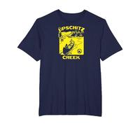 Ames Bros Up The Creek T-Shirt, Men's Big and Tall, Navy Blue, 4X Tall
